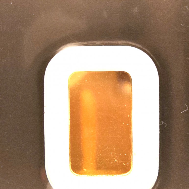 Baksida 2g heraeus 999 24k guld