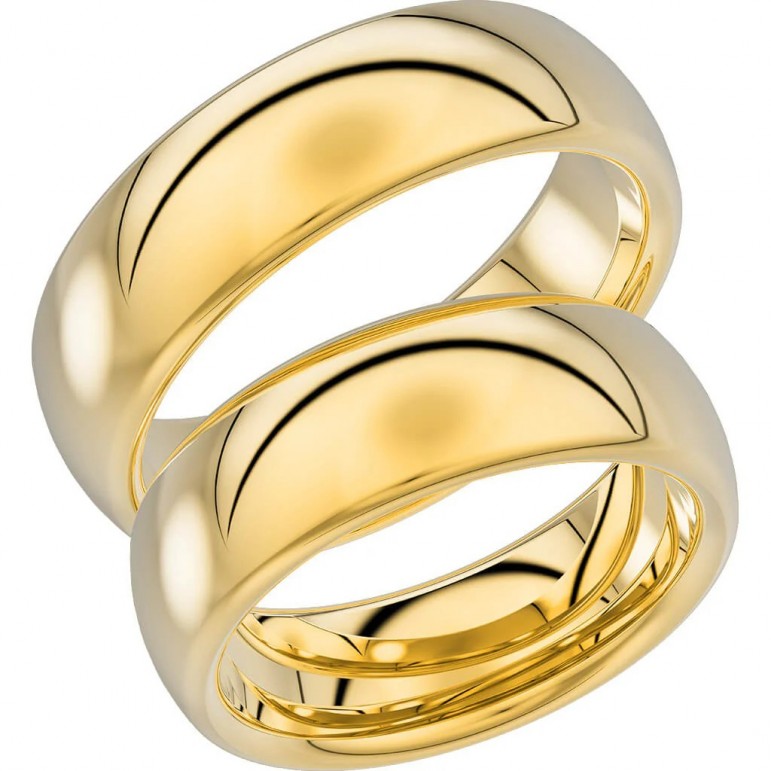 Klassisk ring 220-7mm gulguld Klassisk ring 220-7mm gulguld