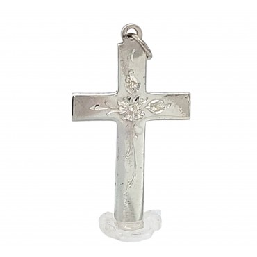 Kors silver hängsmycke – tornedalssilver