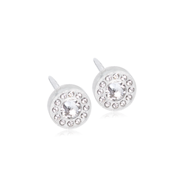 Örhängen Briljant 6 mm plast