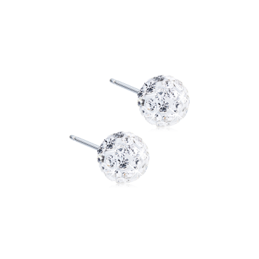Örhängen Briljant 6 mm titan