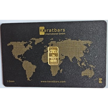 Karatsbars 1g guld