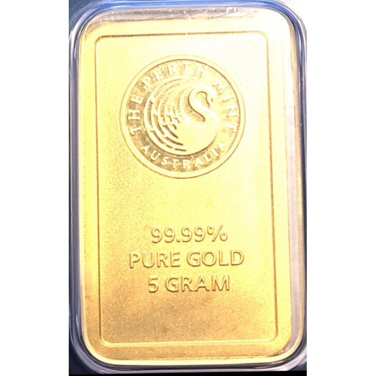 Perth m int 5g australig goldbar 24k 999