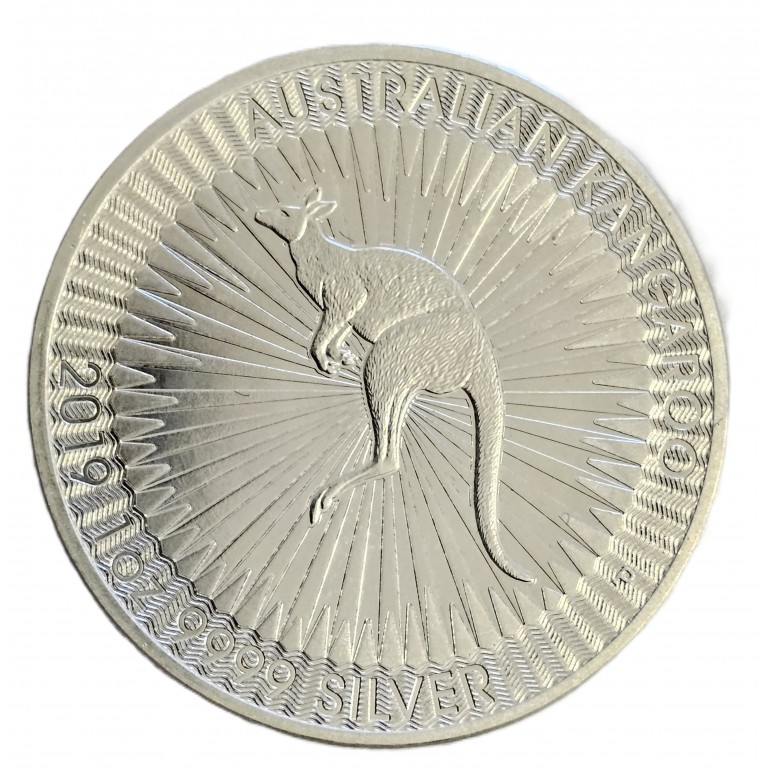 1Dollar Australian kangaroo 999,9 silver