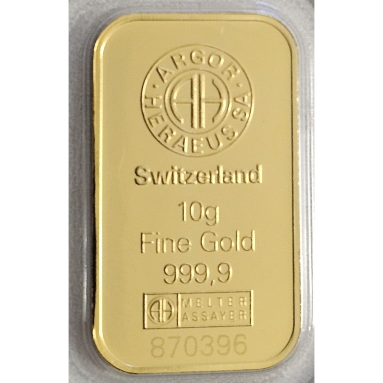 10g 999,9 goldbar