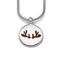 Filigranhängen med symbolisk älghorn Filigranhängen med symbolisk älghorn