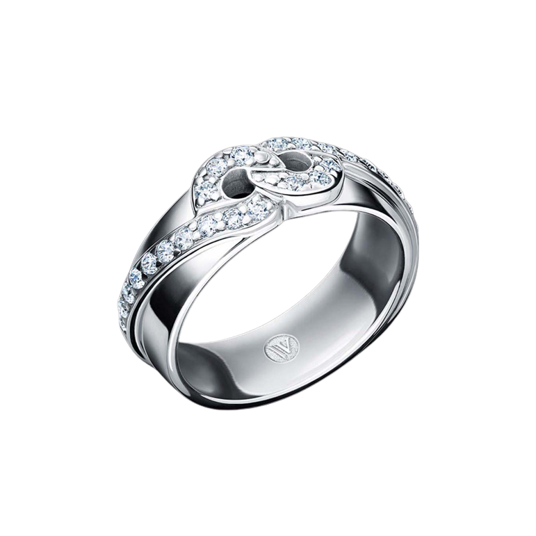Lars Wallin ring – Amoroso D vitguld