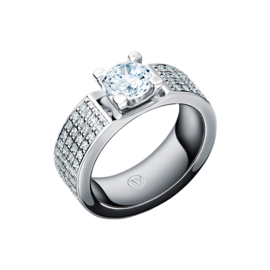 Royal ring – Hartman L vitguld
