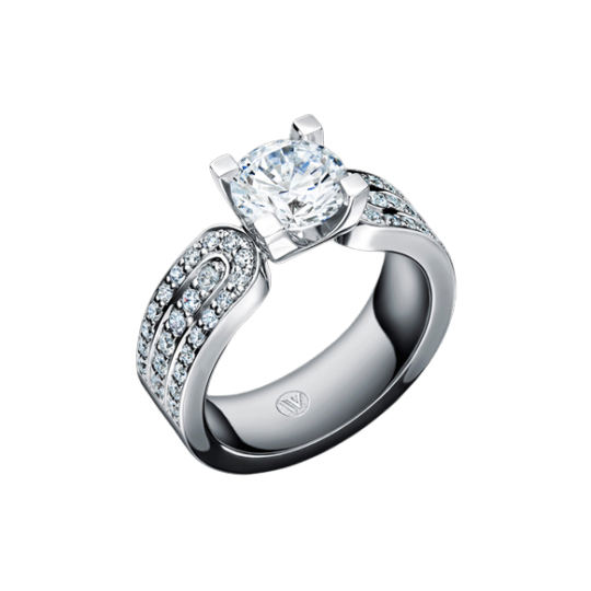 Royal ring – Hartman J vitguld