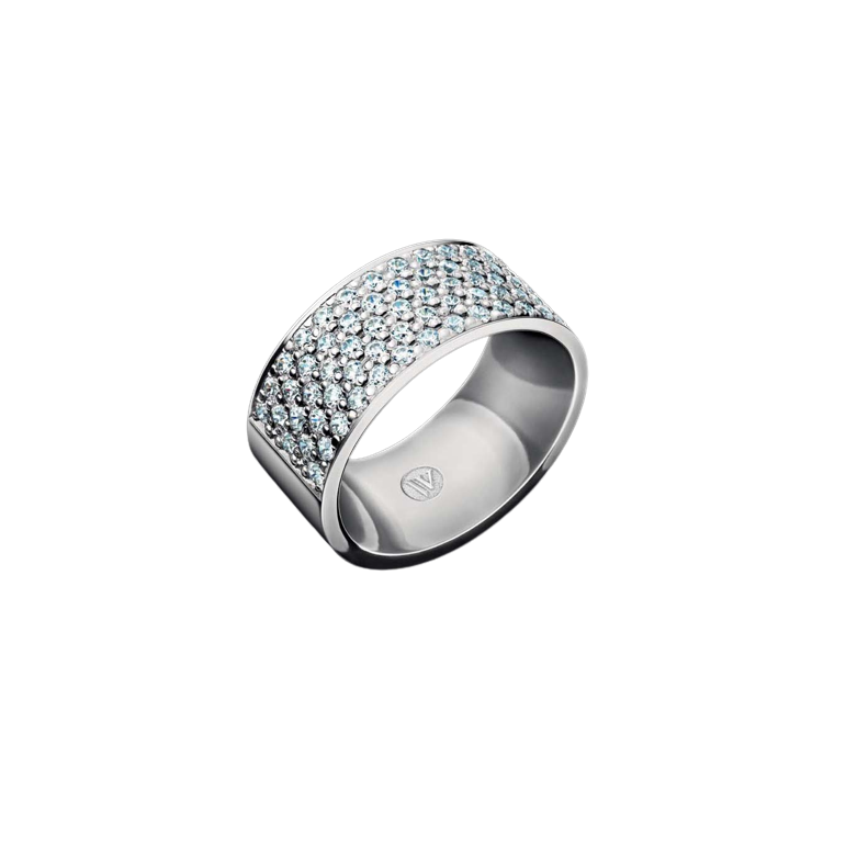 Lars Wallin ring – Arrow B vitguld