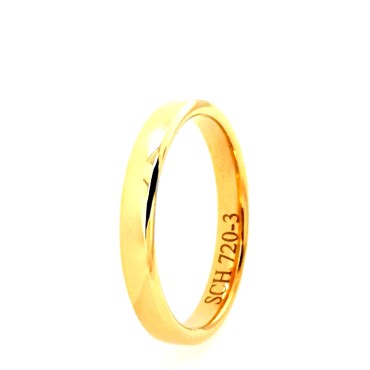 Stjärnfall ring 720-3mm rödguld