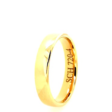 Stjärnfall ring 720-4mm rödguld