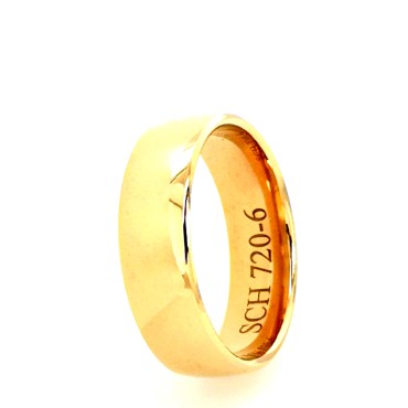 Stjärnfall ring 720-6mm rödguld